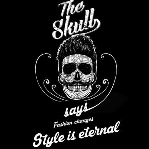 the skull says